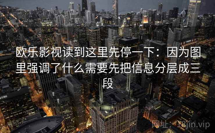 欧乐影视读到这里先停一下：因为图里强调了什么需要先把信息分层成三段